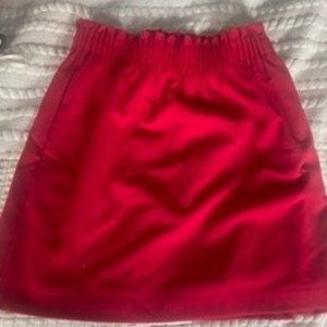 J. Crew Mercantile Red Skirt
